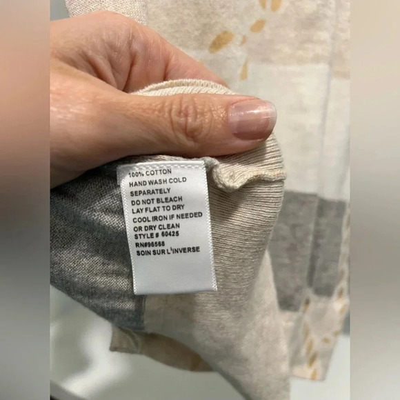 Charlotte Tarantola Anthropologie striped chain Cardigan bling Women’s large - Picture 7 of 7